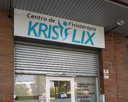 La façana de Krisflix, al Carrer de Xavier Puig i Andreu, 4